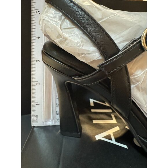 NEW Naturalizer Lala Black Leather Heels 5.5M - Picture 4 of 6